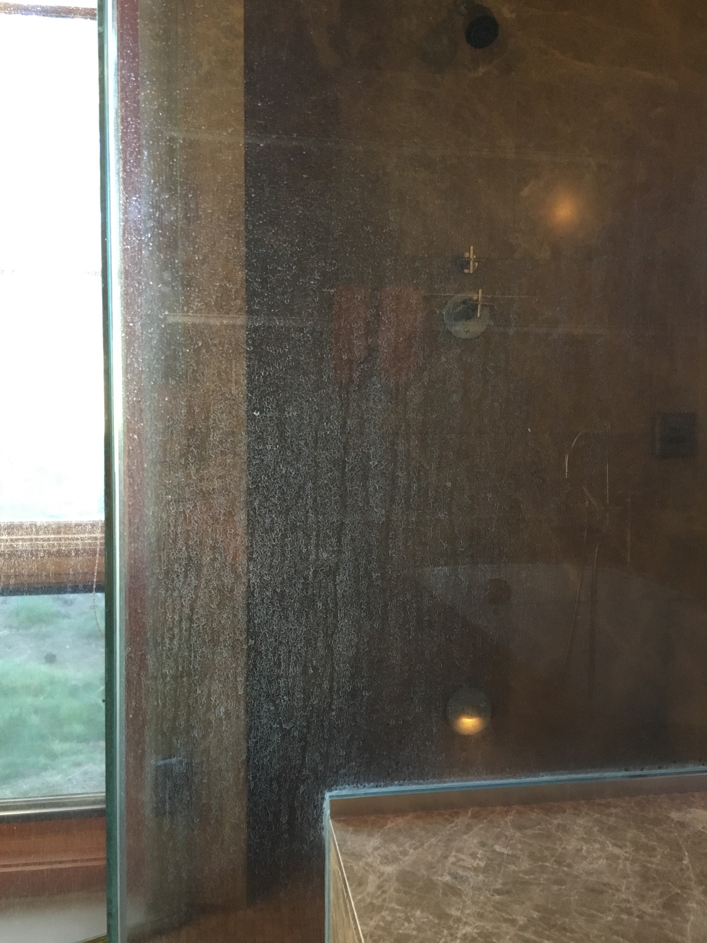 Shower Glass Restoration